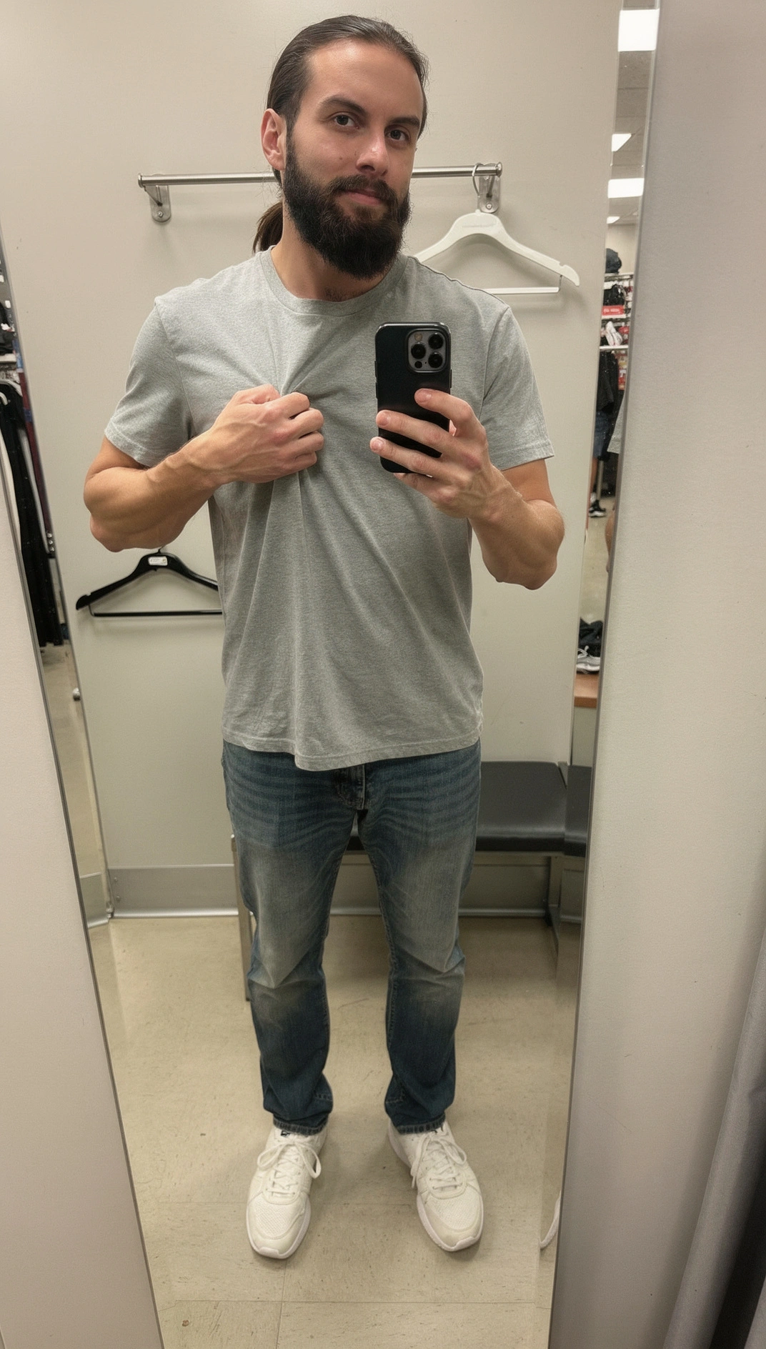 Running the checklist in a fitting room — it felt ridiculous at first, but it works