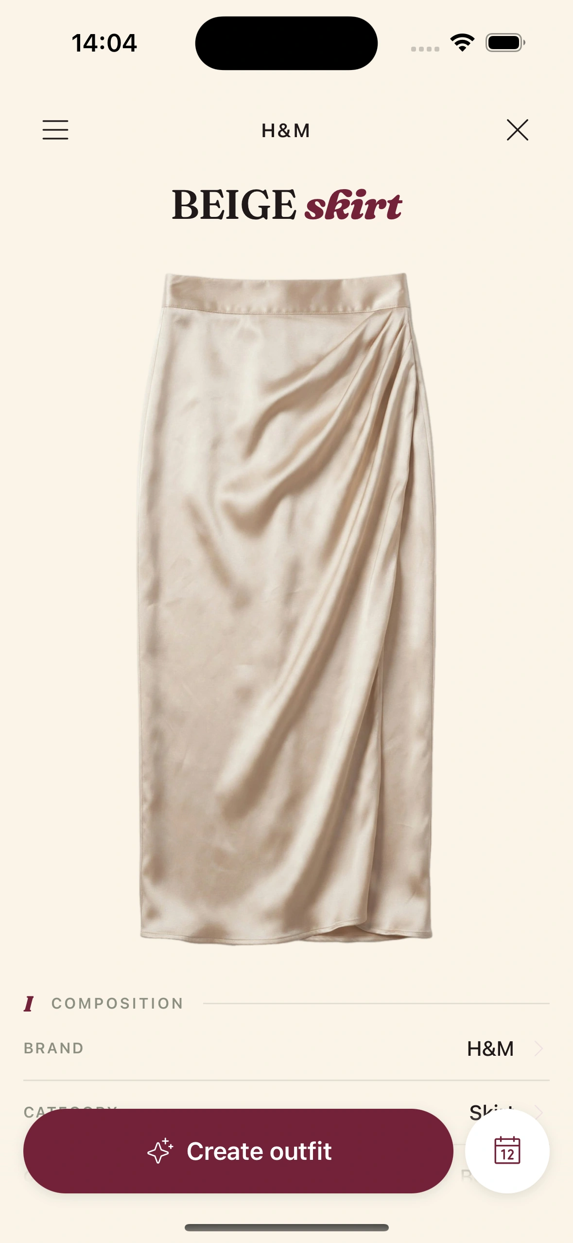 Capturing a garment with the Clottr camera to add it to the digital wardrobe